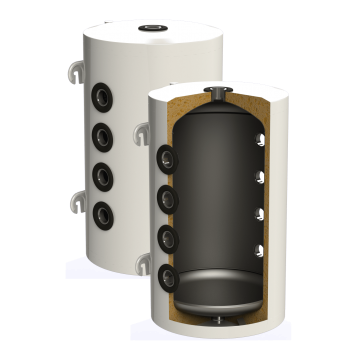 Zbiornik buforowy do systemów pomp ciepła 30L SUNSYSTEM PSM